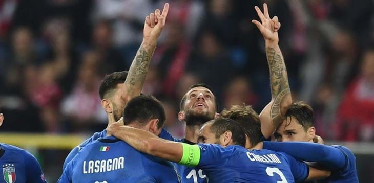 Nations League. Biraghi-gol, una grande Italia vince in casa della Polonia