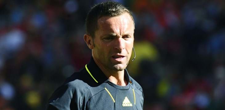 Il francese Stephane Lannoy sarà l’arbitro di Italia-Germania