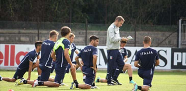 Gli Azzurrini si radunano domenica, il 6 amichevole con la Germania