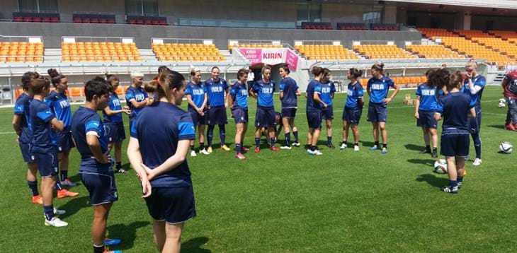 Azzurre a Coverciano per uno stage. Oggi la partita con la squadra Allievi