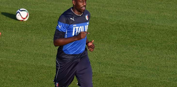 Primo allenamento a Coverciano per gli Azzurri. In gruppo anche Stefano Okaka