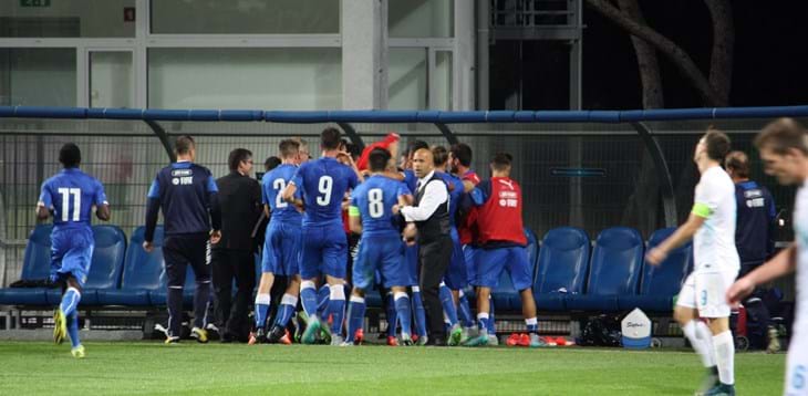 Monachello protagonista in Slovenia, due gol e un assist per il 3-0 firmato da Benassi