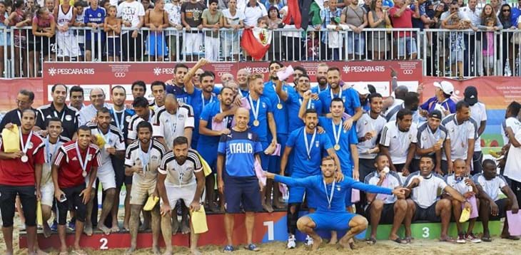 Giochi del Mediterraneo sulla spiaggia: battuto l’Egitto 5-1, l’Italia vince l’oro