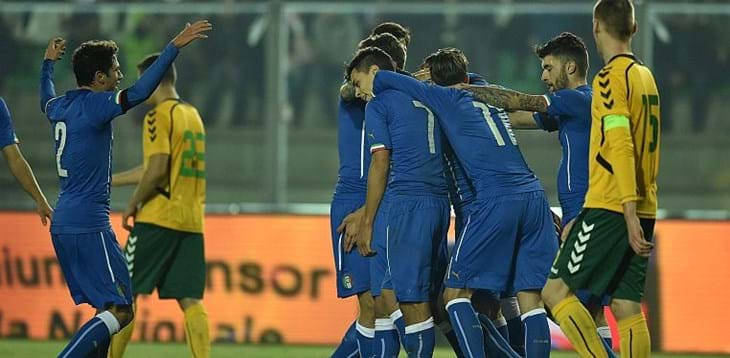 Qualificazioni europee. Prodezze di Berardi e Benassi, Italia in testa al girone