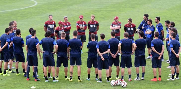 Sgambatura per gli Azzurri allo Stadio Poljud. Domani la sfida con la Croazia