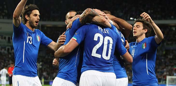 Torino applaude l’Italia e Conte. Vantaggio di Pellè, nella ripresa pareggia Townsend