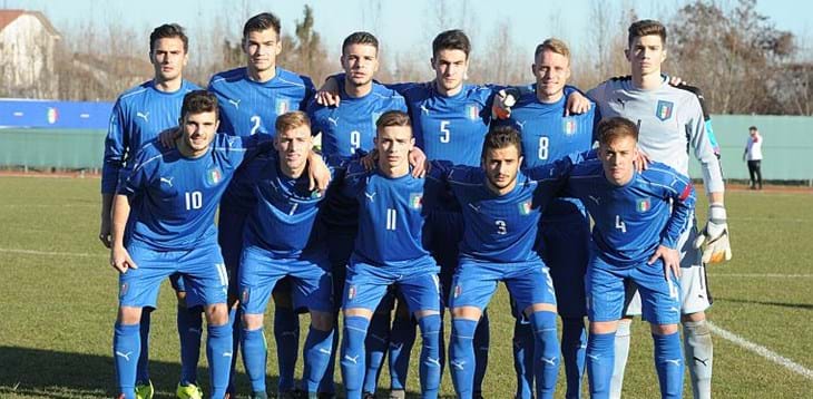 Con una grande prestazione gli Azzurrini rifilano 6 gol al blasonato Belgio