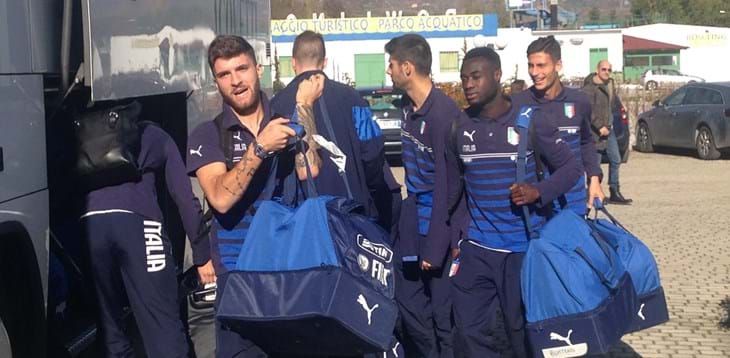 Qualificazioni europee: Azzurrini arrivati a Castel di Sangro, Cataldi torna a casa