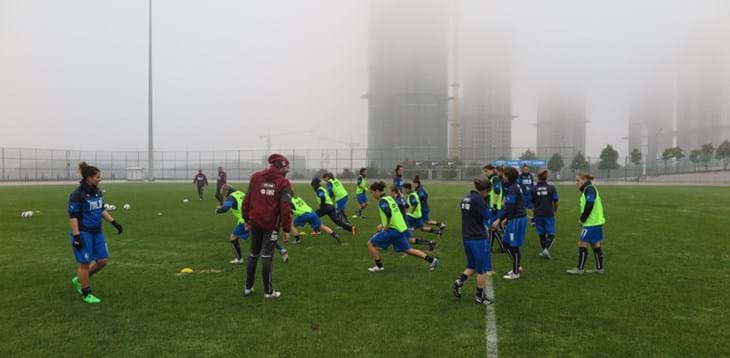 Primo allenamento a Guiyang. Gabbiadini e Rosucci: “Vogliamo fare bella figura”