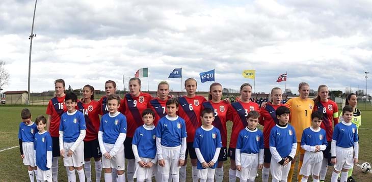 Femminile U.17 battuta dalla Norvegia. Giovedì seconda amichevole