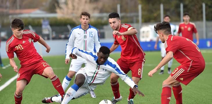 Ferentino festeggia l’1-1 con la Spagna e l’inaugurazione della 'Città dello Sport'