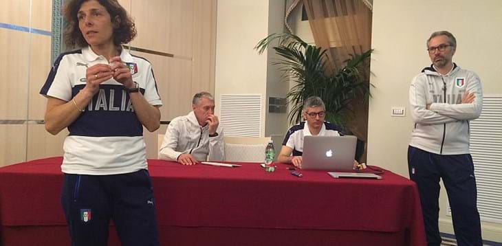 Rita Guarino incontra i tecnici:
