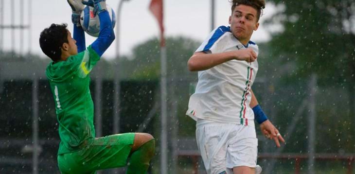 Under 15. Torneo delle Nazioni. Una tripletta di Vergani regala la prima vittoria agli Azzurrini