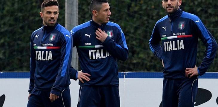 Al via il raduno: Azzurri in campo a Coverciano per la prima seduta di allenamento