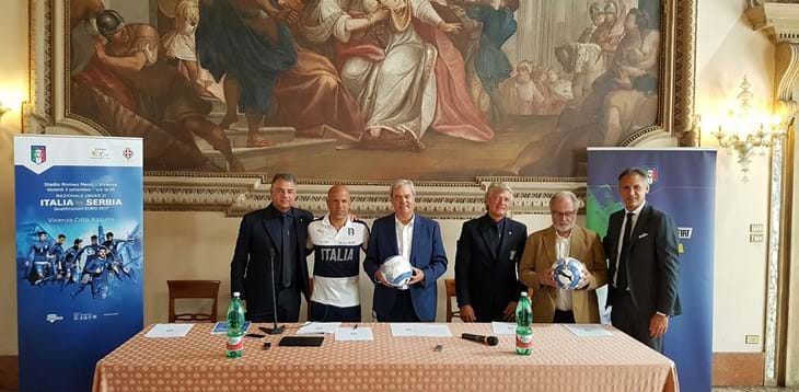 Presentata a Vicenza la gara con la Serbia. Di Biagio: “Nessun timore, vogliamo i tre punti”