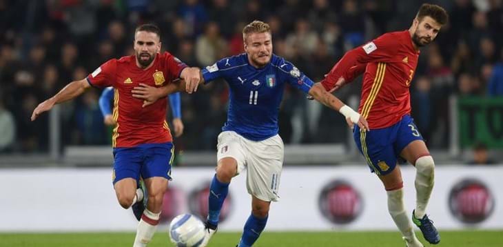 Qualificazioni al Mondiale: De Rossi risponde a Vitolo, finisce 1-1 tra Italia e Spagna