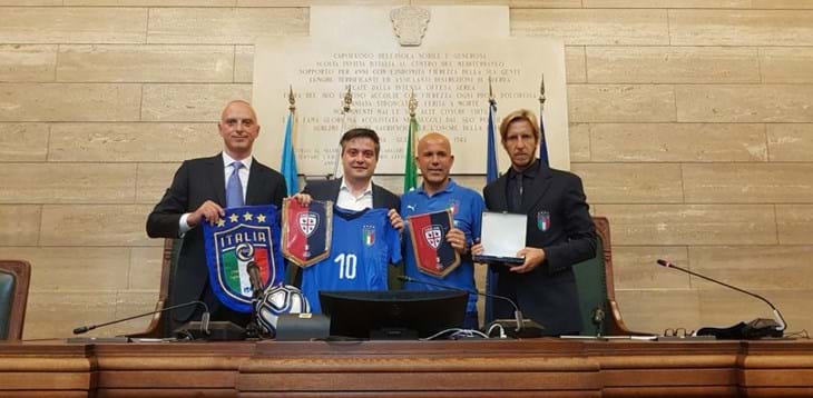 Presentata a Cagliari l’amichevole con l’Albania. Di Biagio: “Dobbiamo tornare a giocare bene”
