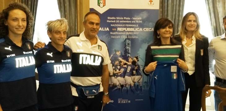 Qualificazioni europee: presentata a Vercelli la sfida con la Repubblica Ceca