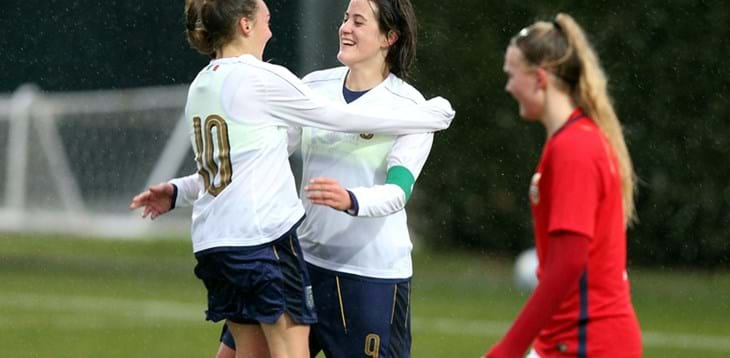 Si apre con un successo il 2017 delle Azzurrine: 2-0 alla Norvegia con i gol di Bragonzi e Polli
