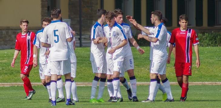 Nazionale Under 19: 7-0 alla Berretti del Siena nell’ultimo test prima della Fase Elite dell’Europeo