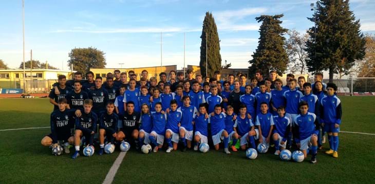 La Nazionale U19 incontra i ragazzi del CFT di Recanati