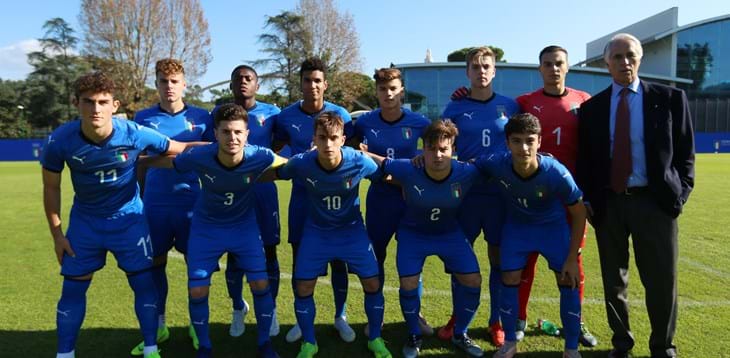 Per gli Azzurrini un pareggio e tanti gol con la Repubblica Ceca. Il calcio d’inizio di Giovanni Malagò
