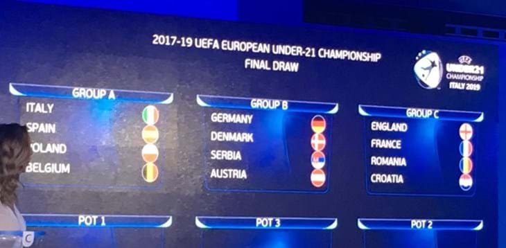 SGS Emilia Romagna ai sorteggi di Euro 2019
