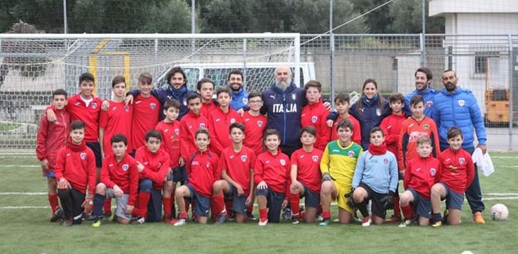 Lo staff del CFT visita le Scuole Calcio del territorio