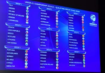 Qualificazioni EURO 2021: l’Italia nel girone con Svezia, Islanda, Rep. d’Irlanda, Armenia e Lussemburgo