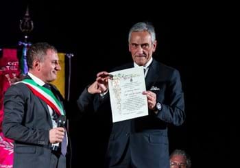 Castel di Sangro consegna la Cittadinanza Onoraria al Presidente Figc Gravina