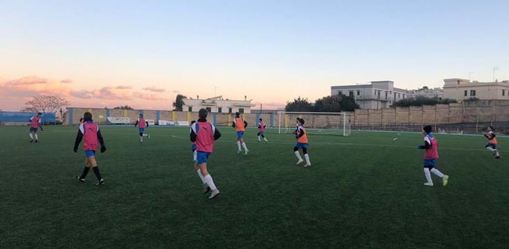 Entusiasmo e divertimento al primo allenamento del nuovo anno nei CFT Puglia