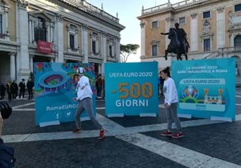 È iniziato a Roma il countdown verso l’Europeo: -500 giorni al calcio d’inizio all’Olimpico