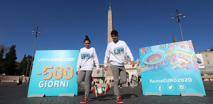È partito a Roma il countdown verso l’Europeo: -500 giorni al calcio d’inizio all’Olimpico