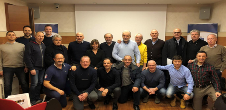 Mauro Marras (SGS Sardegna) a Roma insieme agli altri Coordinatori regionali