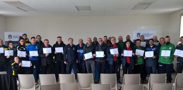 CFT Parabita: Concluso con la consegna degli attestati il Corso Grassroots Level E