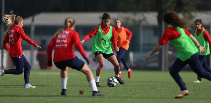 Prove generali per l’Elite Round di marzo: Azzurrine in campo contro la Danimarca