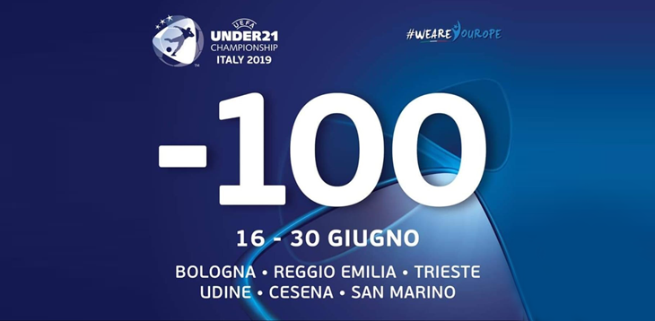 Euro Under 21 in Italia: 100 giorni al via, biglietti disponibili dal 16 marzo