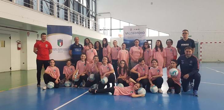 Iniziato il Progetto Valori in Rete - Ragazze in gioco nelle scuole della regione
