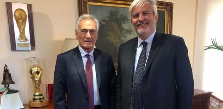 Opportunità di sviluppo tra calcio e sistema turistico: Gravina riceve il neo presidente ENIT Palmucci