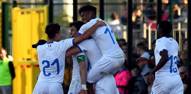Europeo, fase élite: l'Italia vince in rimonta con l'Ucraina. In gol Salcedo, Riccardi e Bettella