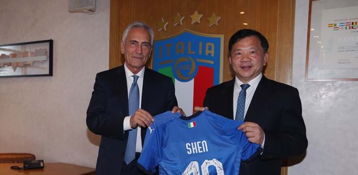 Figc - Governo cinese, firmato oggi a Roma uno storico memorandum per lo sviluppo del calcio