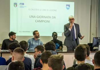“Una giornata da campioni: il calcio e le ore di lezione” Istituto industriale “Majorana” di Avezzano.