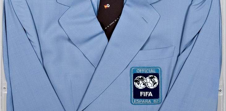 Un nuovo cimelio arricchisce il Museo: in esposizione la divisa della Fifa di Artemio Franchi