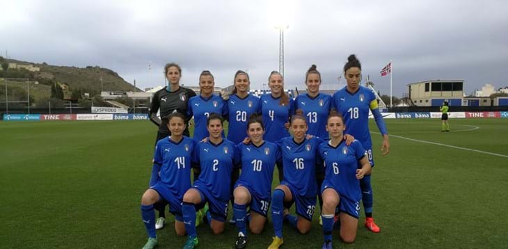 Azzurrine defeated by Norway in their opening match at the La Manga Tournament