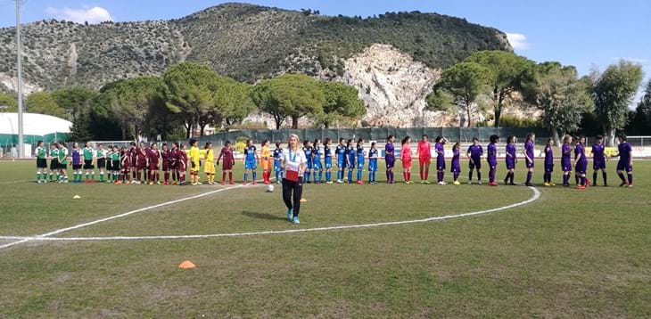 Grande giornata di calcio femminile a San Giuliano Terme (PI).