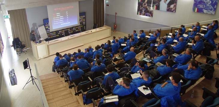 Corso per allenatori Uefa A: in aula per l'ottava e ultima settimana di lezioni