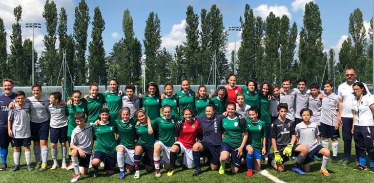 Ieri amichevole con il Bologna per la Selezione Territoriale Under 15 femminile