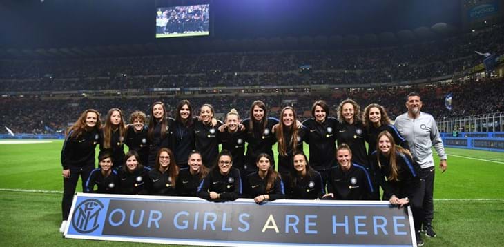 Domenica a S.Siro il DG Marco Brunelli premia le ragazze dell’Inter