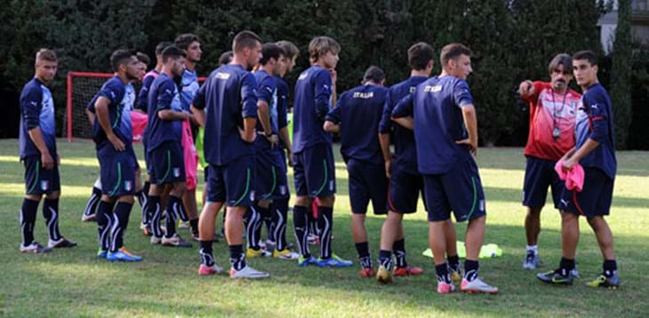 Under 19: Azzurrini in Russia, Di Francesco al posto di Berardi