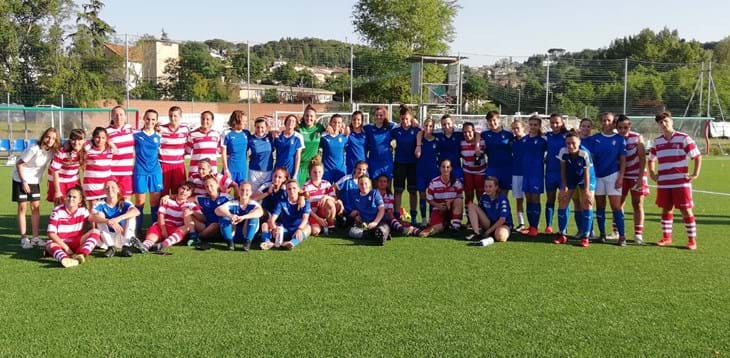 Allenamento della selezione femminile Granducato Under 15